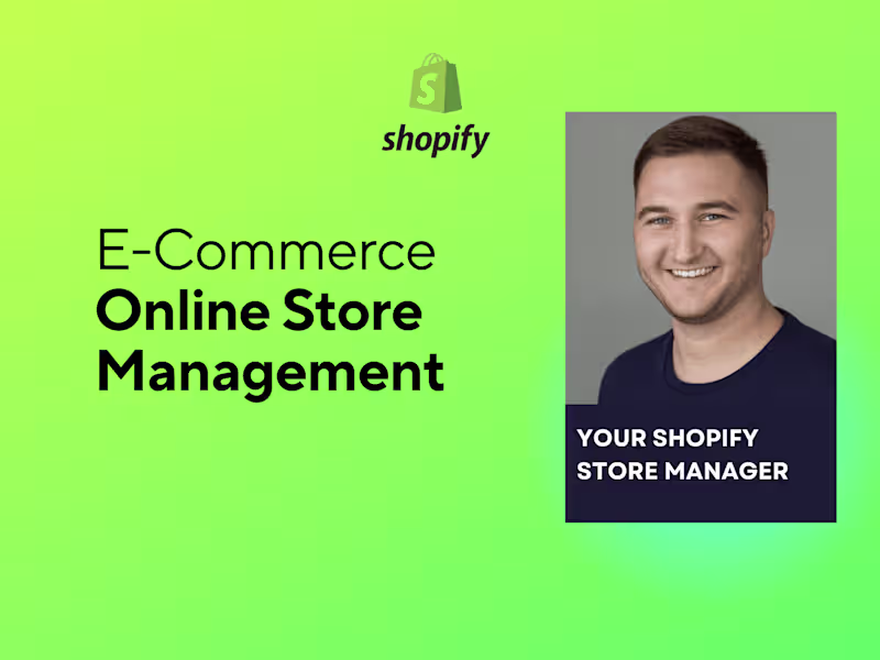 Cover image for Shopify Store Management & Listing Specialist