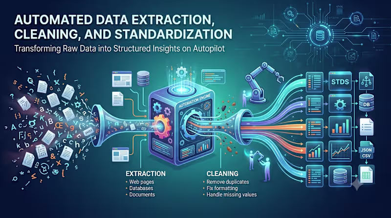 Cover image for Data Cleaning, Standardization & Workflow Automation