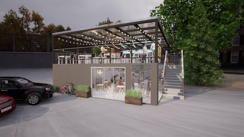 Cover image for CONTAINER VAN BAR & CAFE RESTAURANT