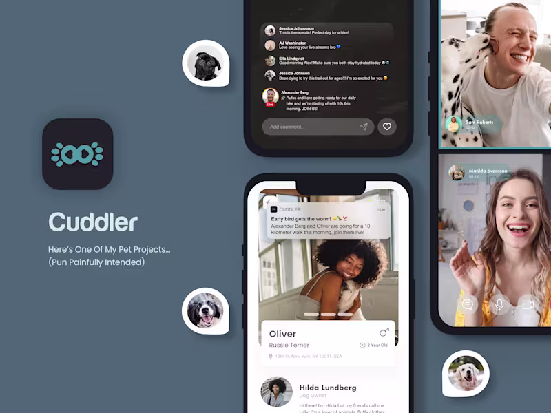 Cover image for Cuddler App - Unleash the Love!