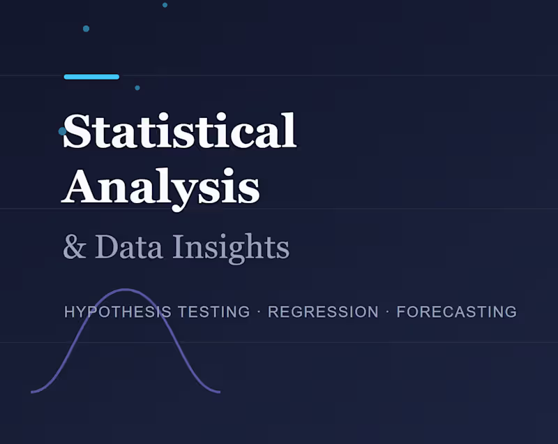 Cover image for Statistical Analysis & Data Insights