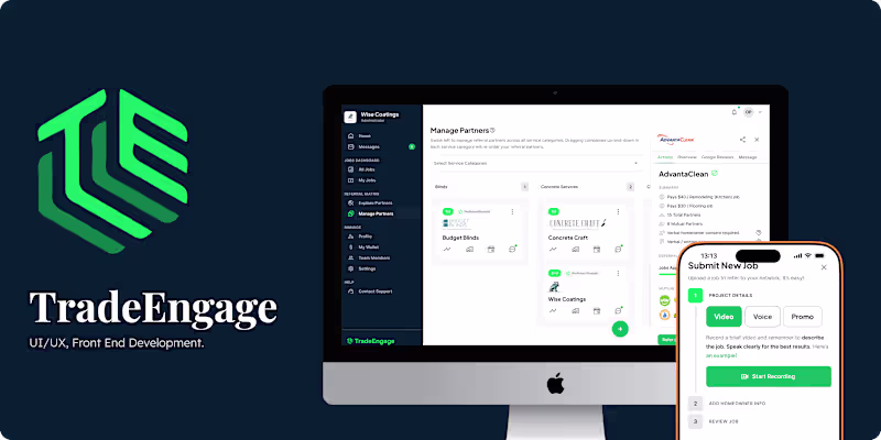 Cover image for Multi-Sided Referral Marketplace for Home Service Businesses