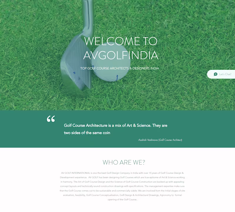 Cover image for Wix Wizardry: Designing Golf Course Wonders through Intuitive UI