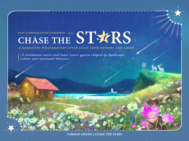 Cover image for Chase the Stars: A Paid Narrative Wraparound Book Cover