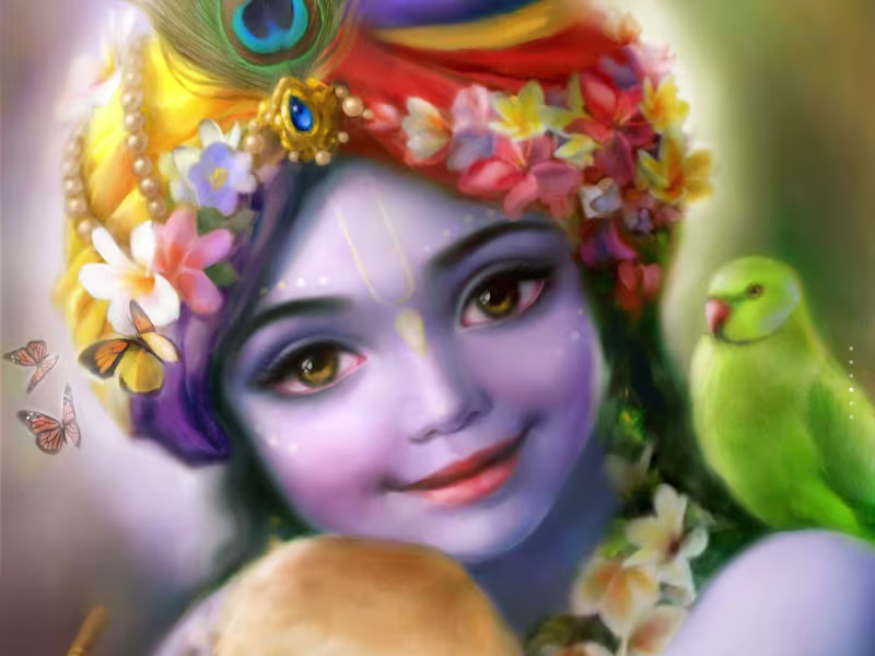 Cover image for Art of Krishna Paintings & Drawings | Wordpress + Logo
