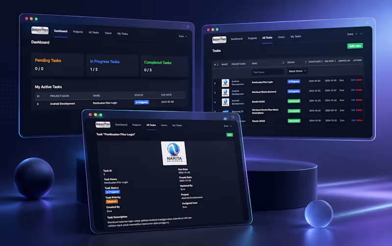 Cover image for Project Management Website