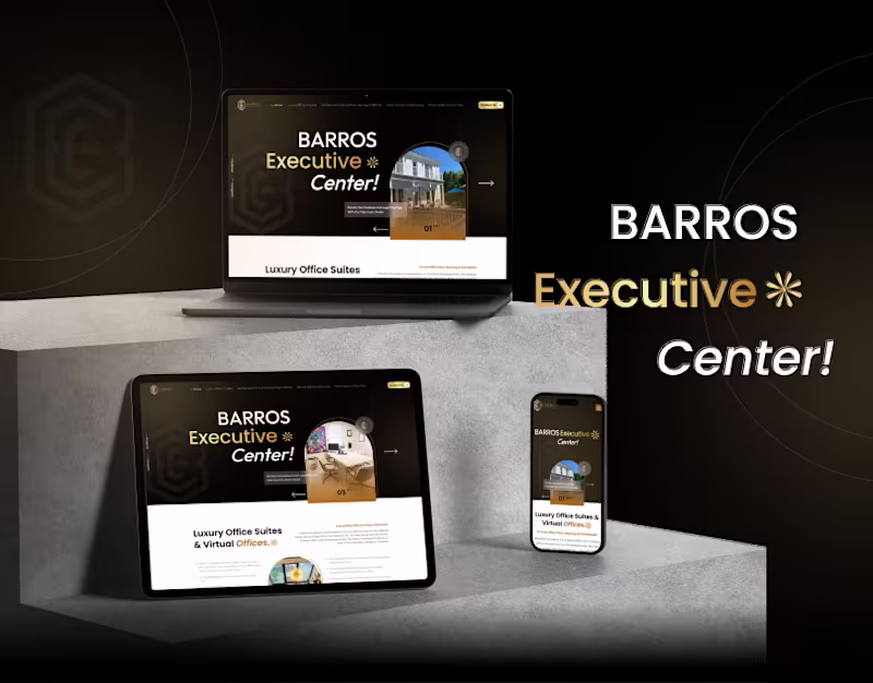 Cover image for Barros Executive Center - Website Design