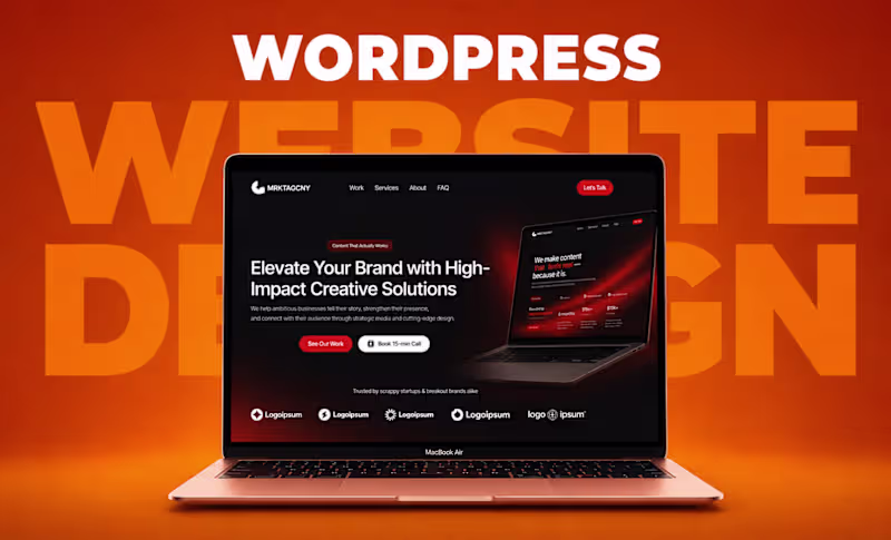 Cover image for Professional WordPress Website Design & Development