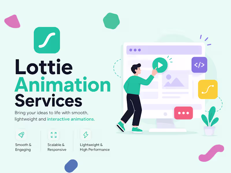 Cover image for Lottie Animation for Websites, Apps & SaaS