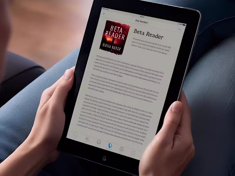 Cover image for Beta Reader, Critique of your manuscript