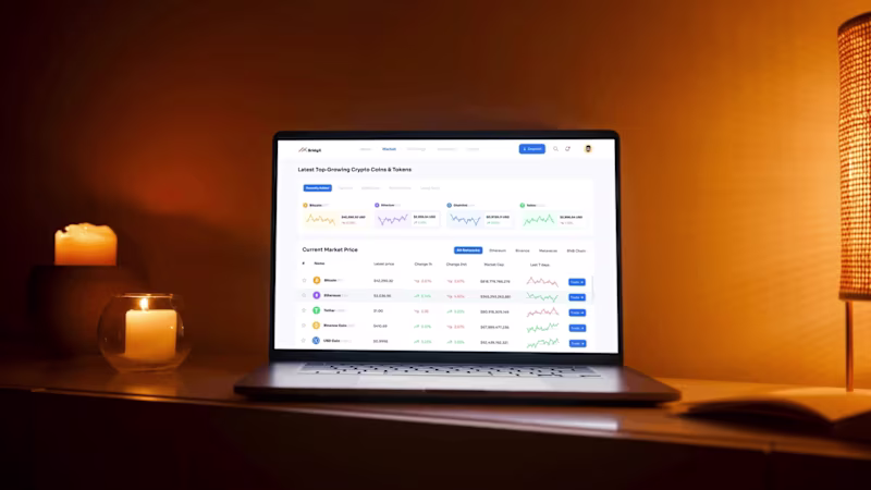 Cover image for Crypto Exchange Website UI Design