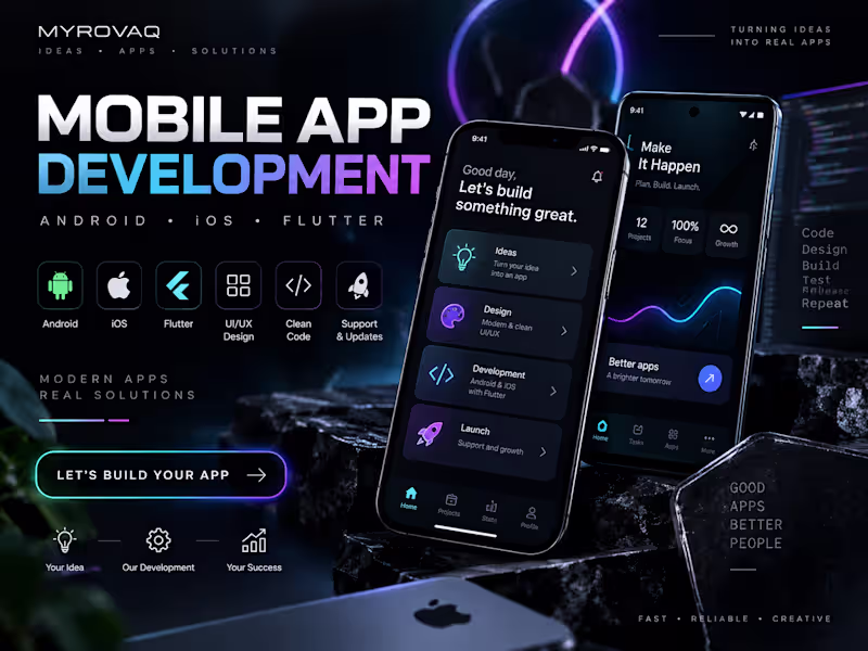 Cover image for Mobile App Development | Android & iOS