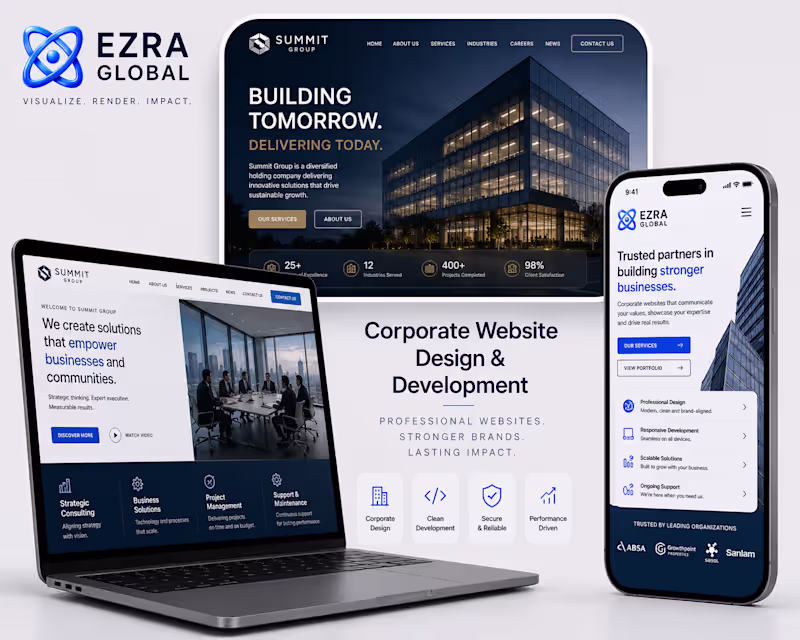 Cover image for Corporate Website Design & Development