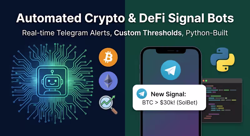Cover image for Crypto Signal & Alert Bot with Telegram Notifications