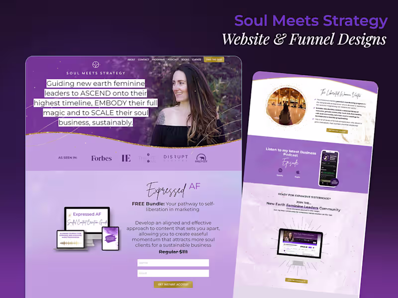 Cover image for Kajabi Website Design Project