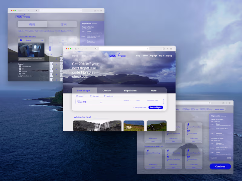 Cover image for Routes for User — Flight Booking UX Redesign