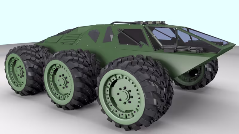 Cover image for Concept Military Vehicle 3D Model