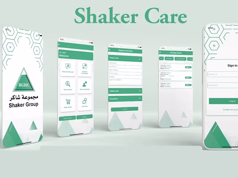 Cover image for Shaker Care - Mobile App