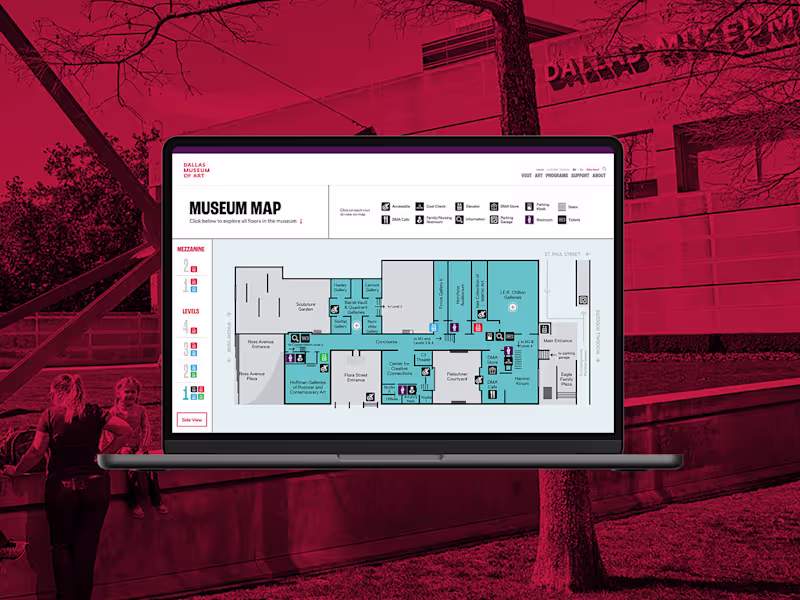 Cover image for Dallas Museum of Art Interactive Map
