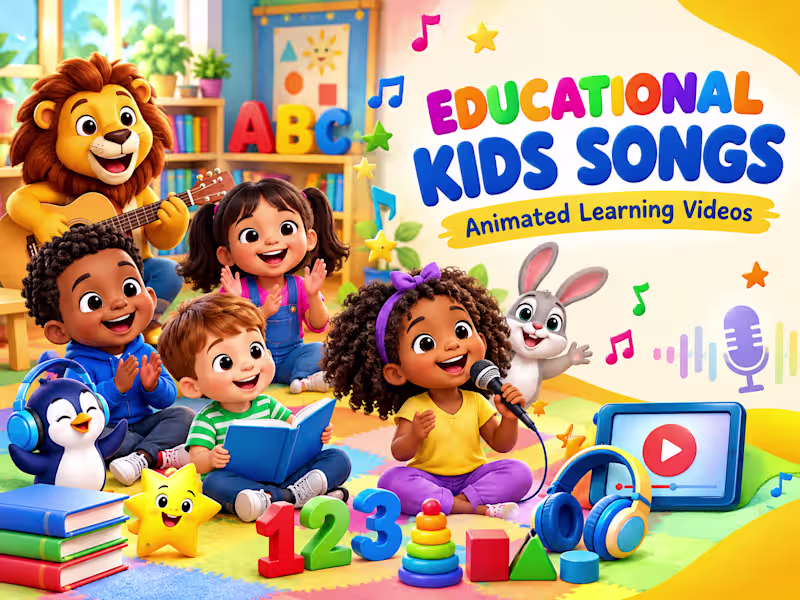 Cover image for Educational Kids Songs & Animated Learning Videos