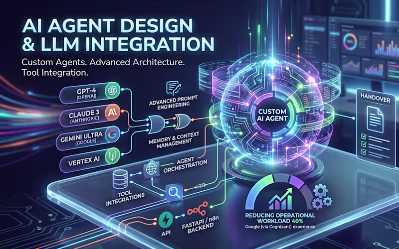 Cover image for AI Agent Design & LLM Integration