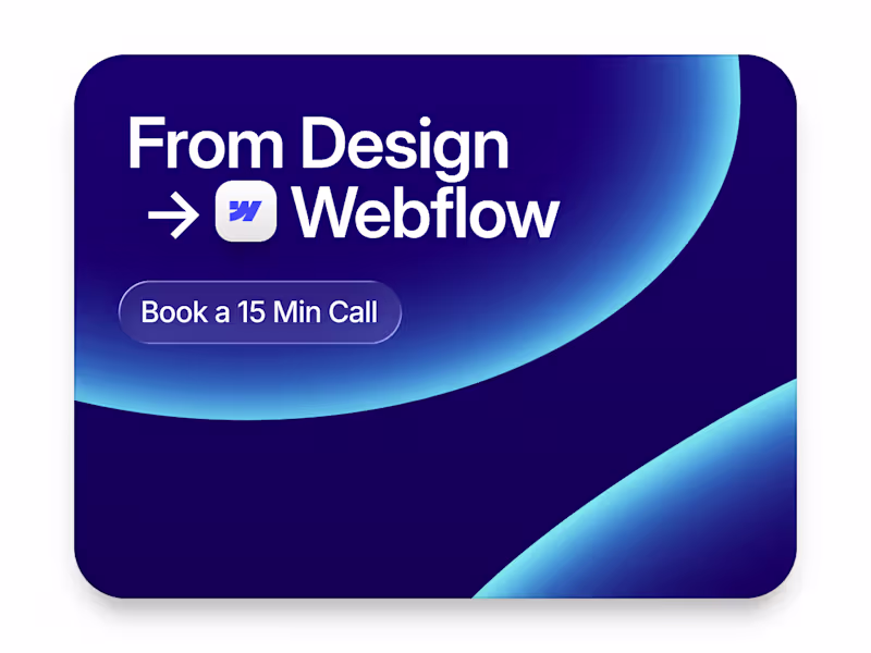 Cover image for From Design to Webflow Support