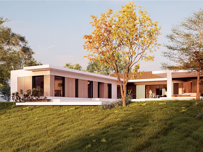 Cover image for Contemporary Hillside Villa
