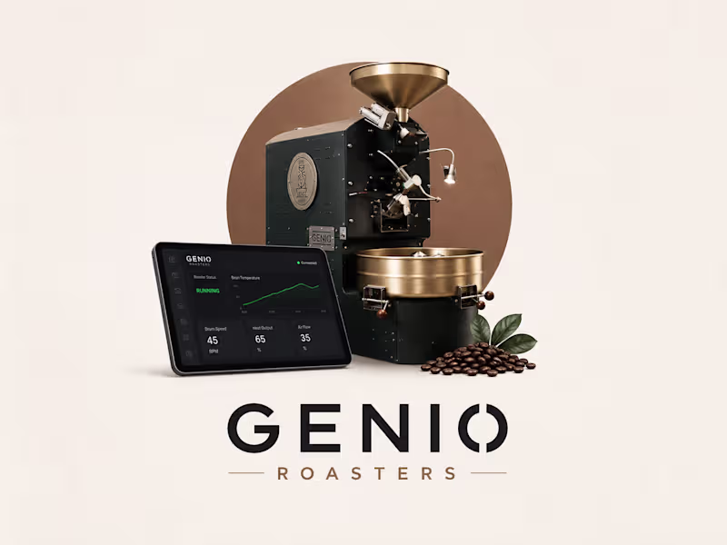 Cover image for Genio Roasters - NodeRed Dashboard