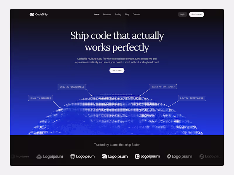 Cover image for CodeShip - Hero Section