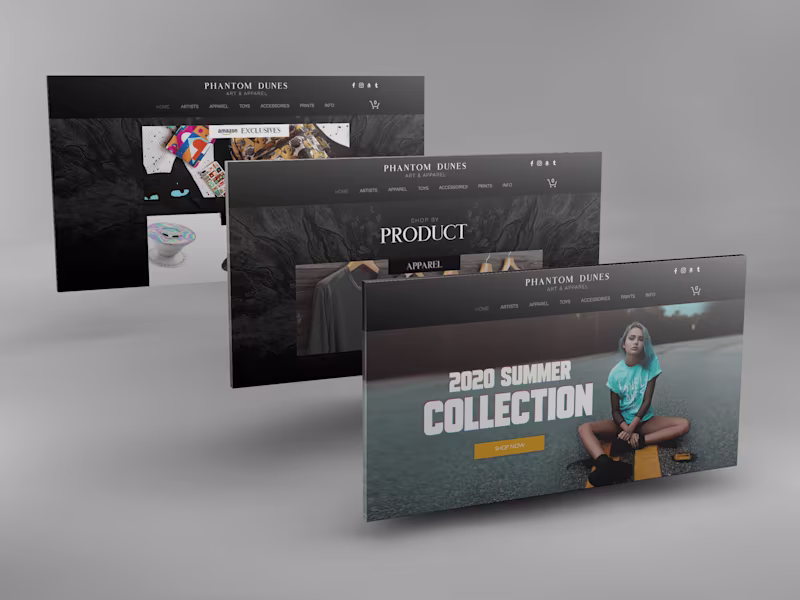 Cover image for Interactive Landing Page