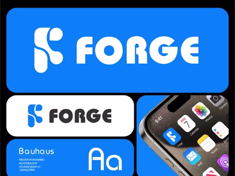 Cover image for Forge App – Brand Identity