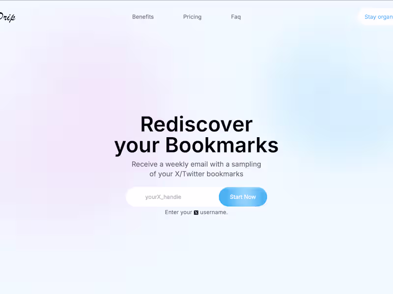 Cover image for A Cool Drift Landing Page Design