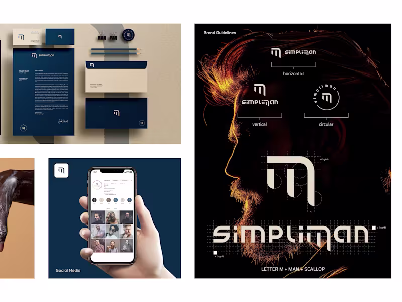 Cover image for Brand Identity for Simpliman