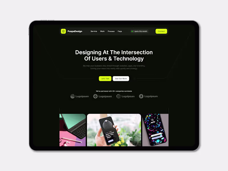 Cover image for PuspaDesign - Design Agency Website