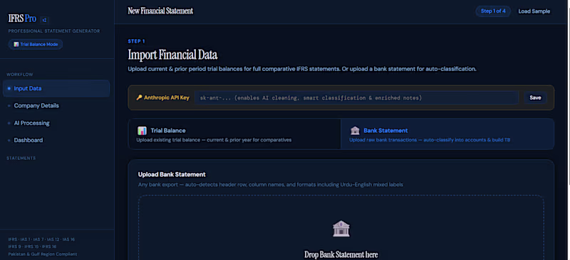 Cover image for A professional AI-powered financial statement