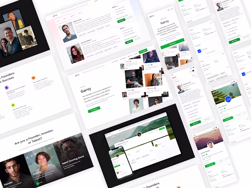Cover image for Garvy: A webapp for BIPOC startups