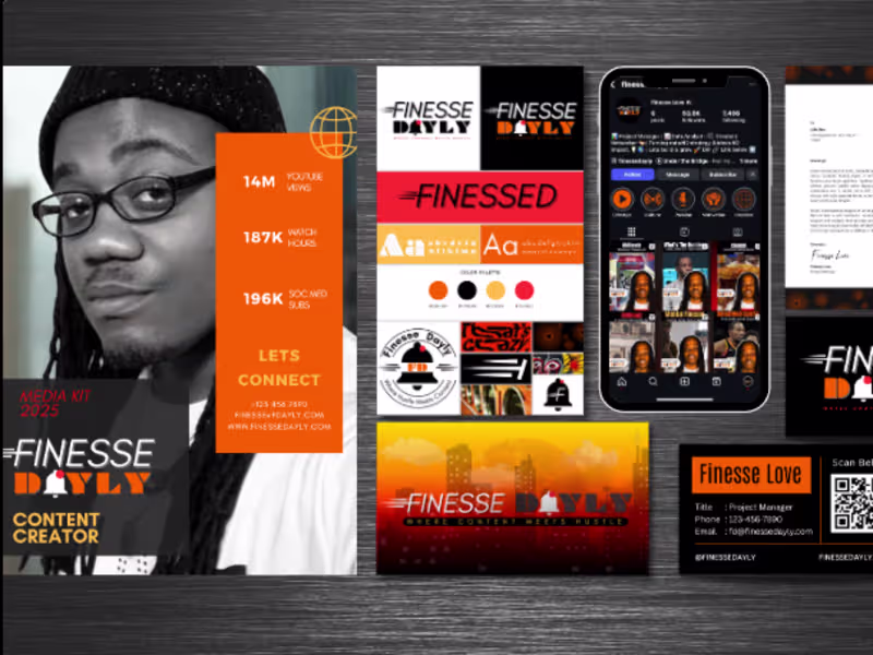 Cover image for Finesse Dayly Brand Identity System