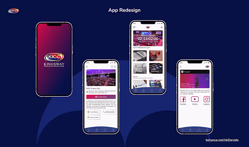 Cover image for KICC App Redesign
