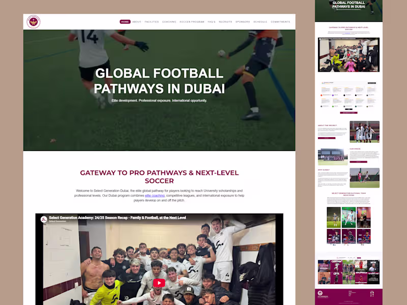Cover image for Webflow Website. Live project: https://select-generation-dub...