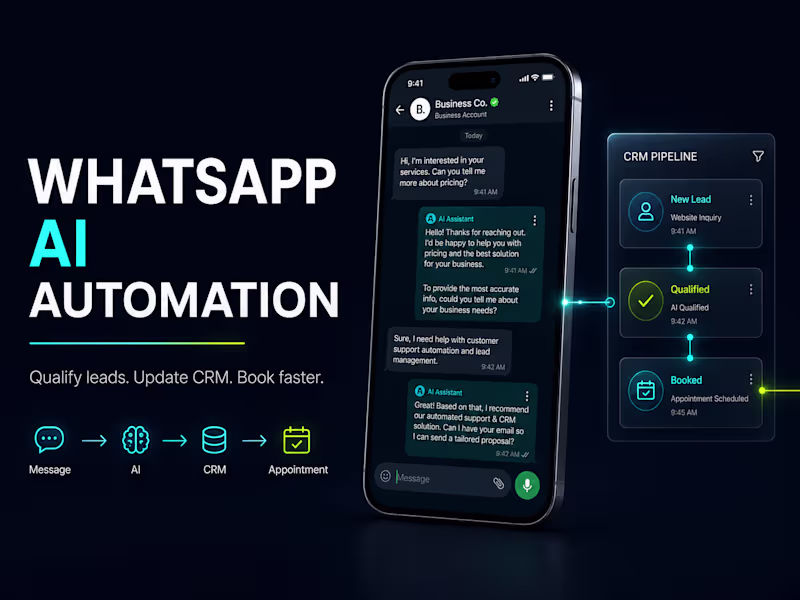 Cover image for WhatsApp AI Lead Qualification &