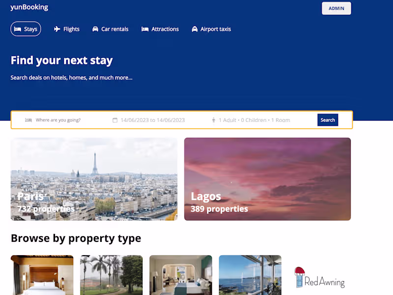 Cover image for Hotel Reservation App