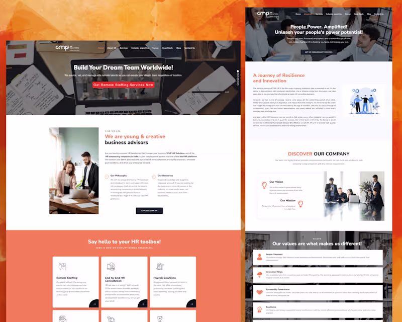 Cover image for Website for a HR Consultancy Firm