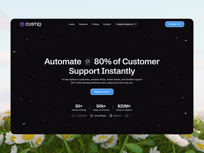 Cover image for Custiq Framer Template Case Study