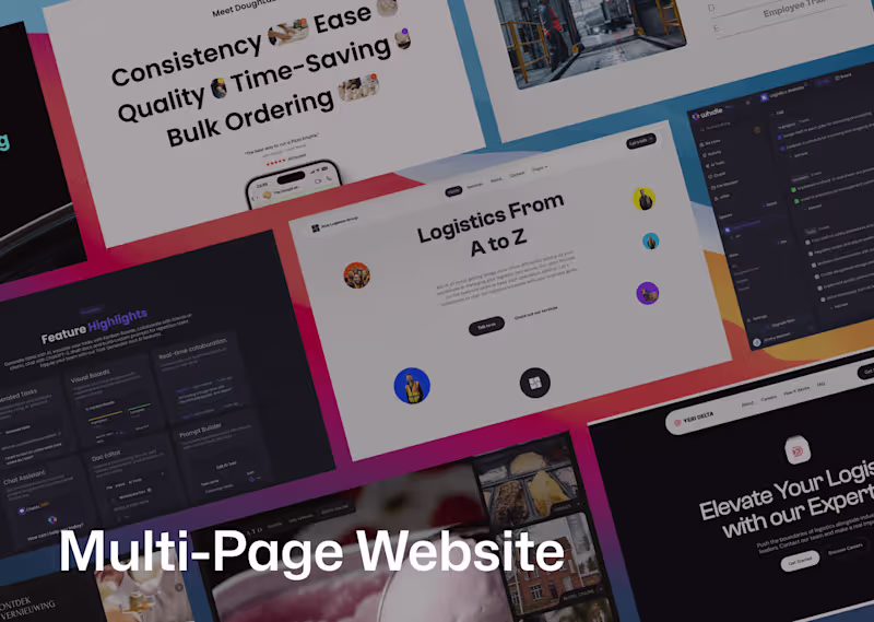 Cover image for Multi Page Website