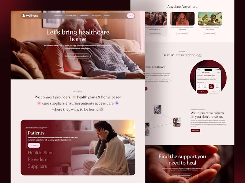 Cover image for Design a Patient-Centric Healthcare & Medicare Landing Page
