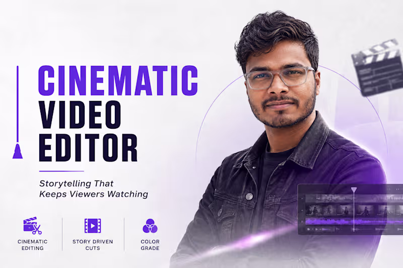 Cover image for Cinematic Short-Form Video Editing for Reels & Shorts