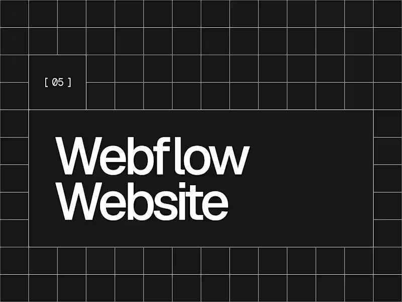 Cover image for Webflow Website