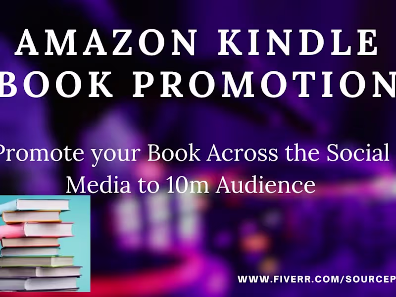 Cover image for profitable amazon book ebook promotion marketing on social media