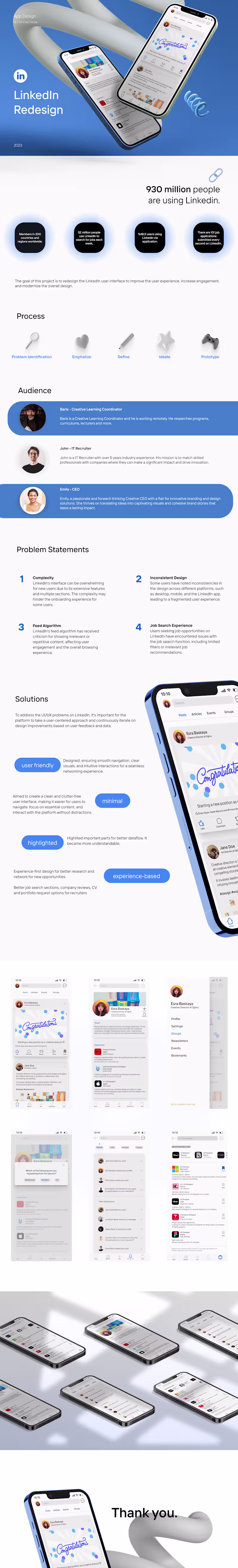 Cover image for LinkedIn App Redesign I UI / UX 