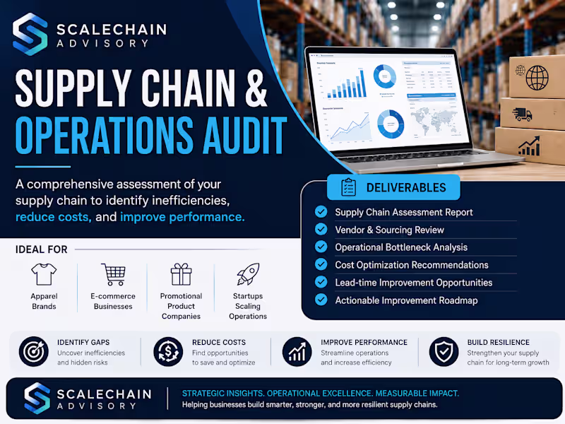 Cover image for Supply Chain & Operations Audit